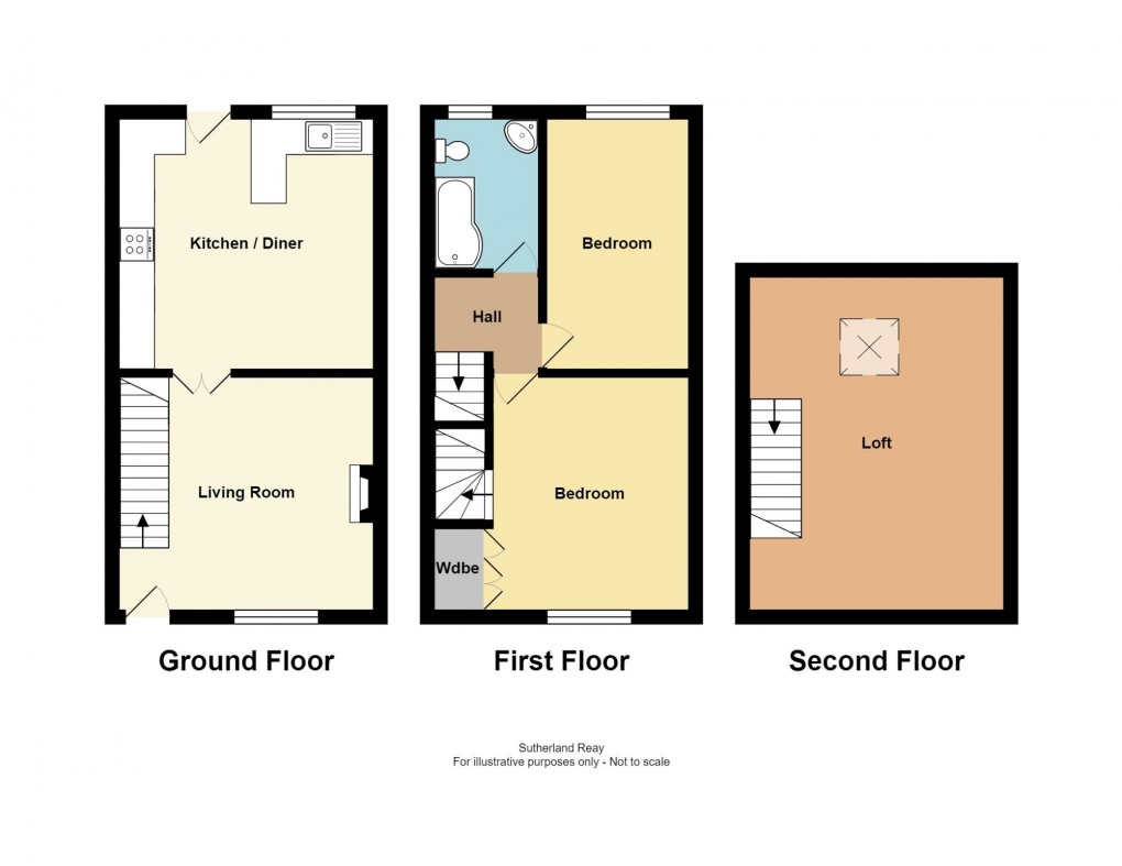 Floorplan for Birch Vale Terrace, Birch Vale, SK22