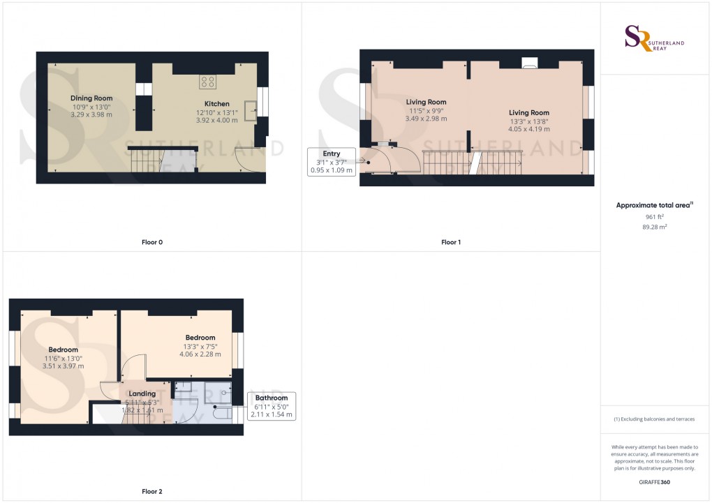Floorplan for Hall Street, New Mills, SK22