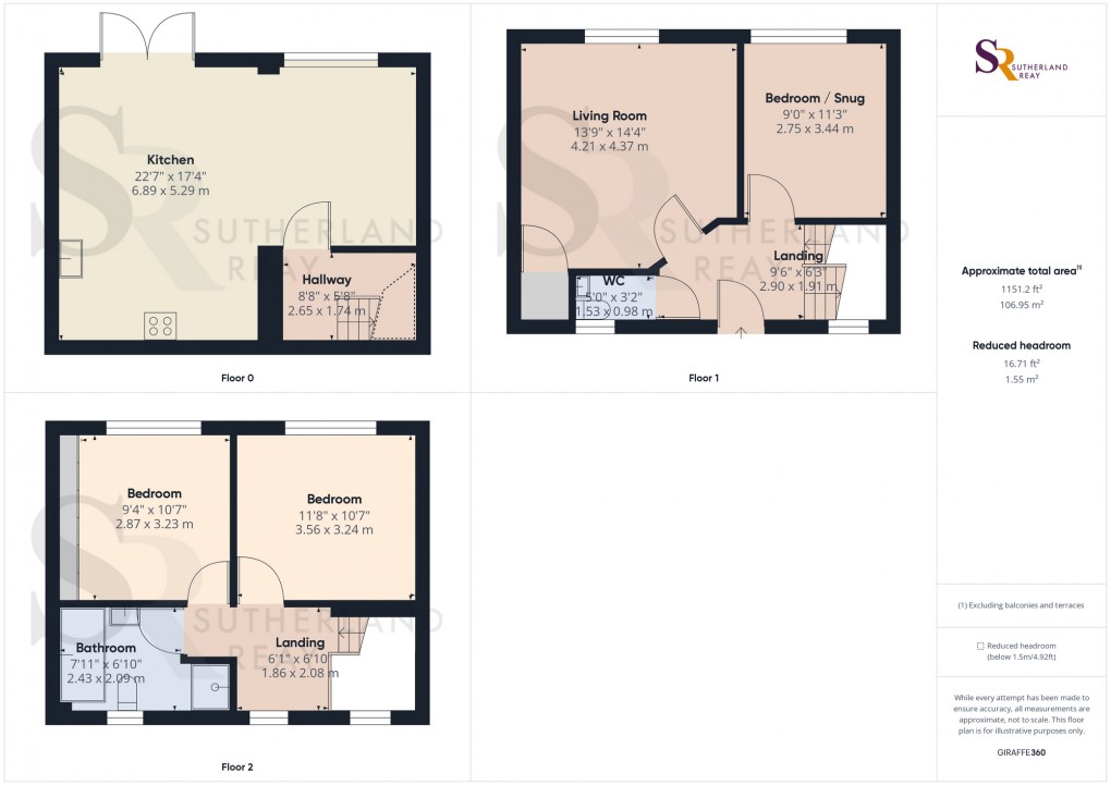 Floorplan for Millers Vale, New Mills, SK22