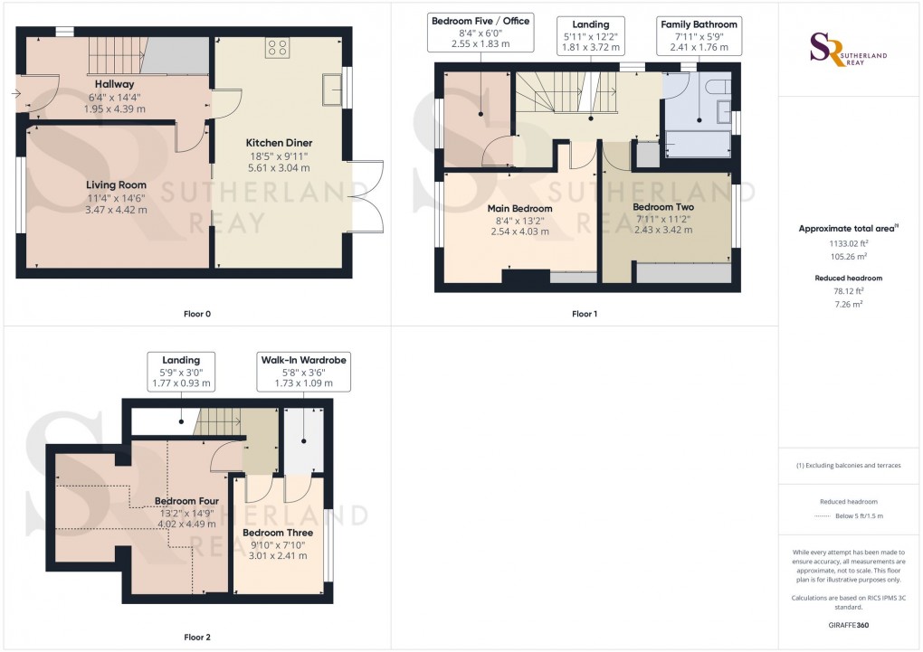 Floorplan for Beard Crescent, New Mills, SK22