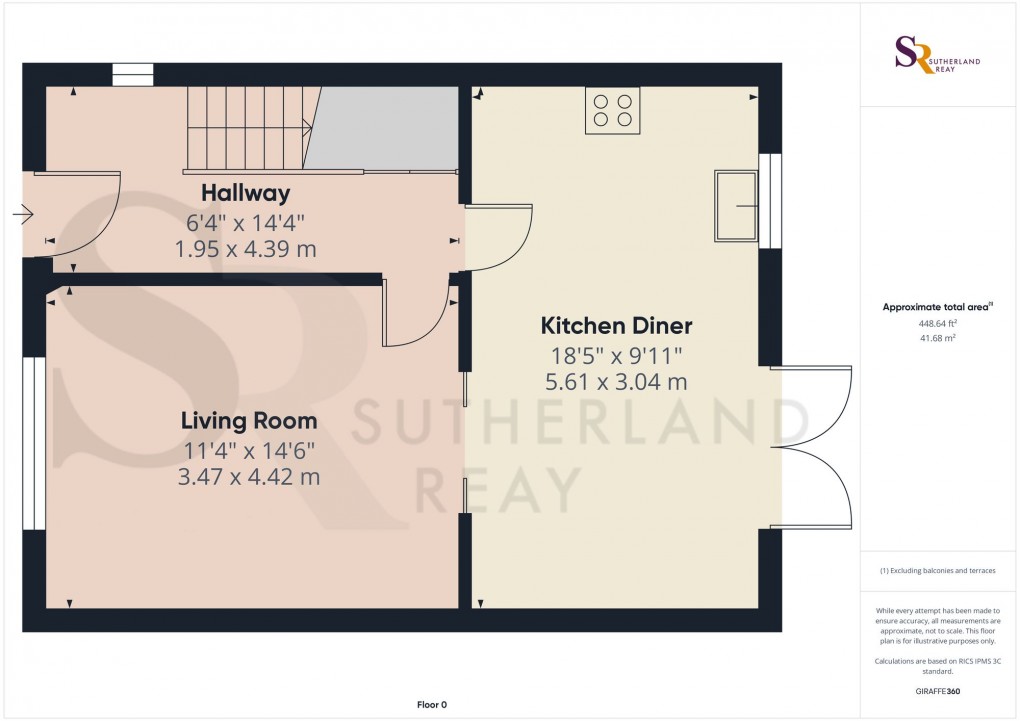Floorplan for Beard Crescent, New Mills, SK22