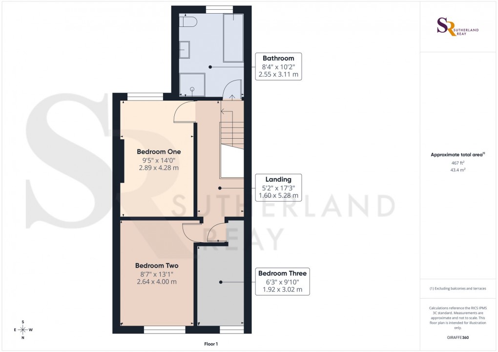 Floorplan for Manchester Road, Chapel-En-Le-Frith, SK23