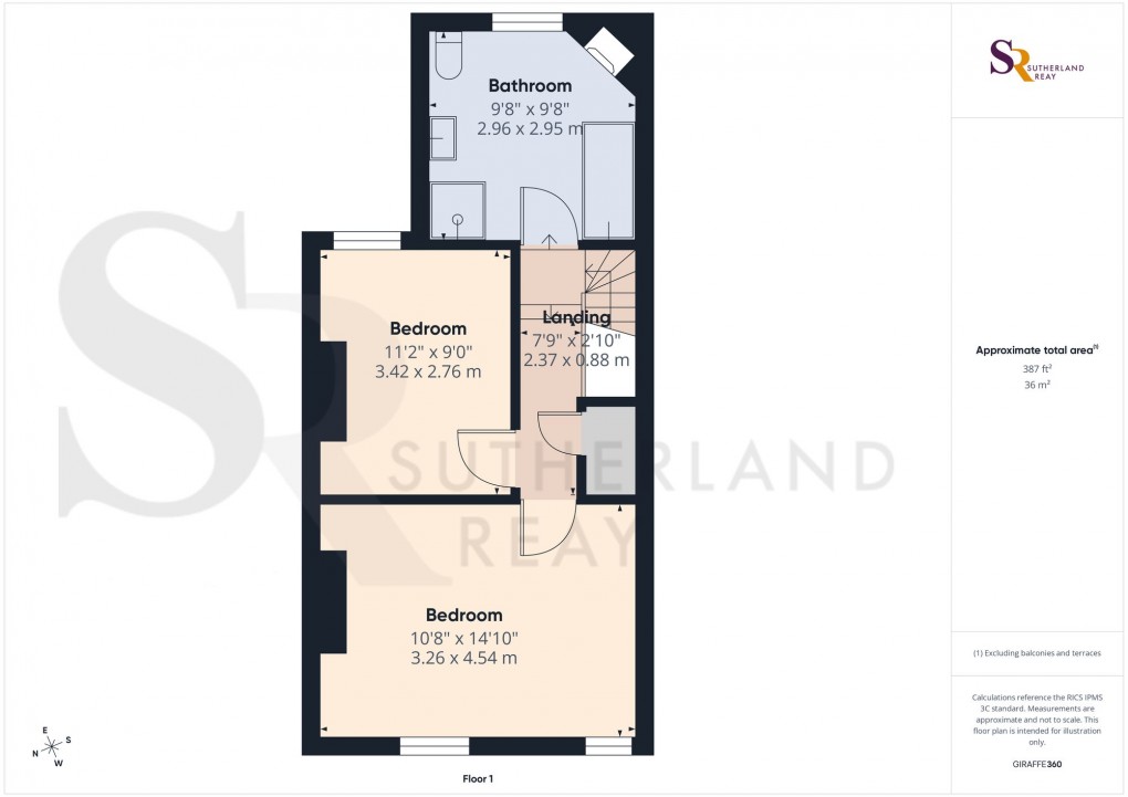 Floorplan for Wirksmoor Road, New Mills, SK22