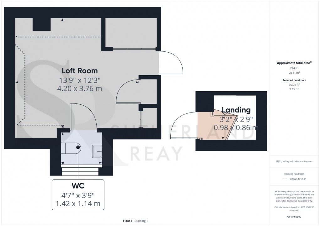 Floorplan for Quarry Road, Birch Vale, SK22