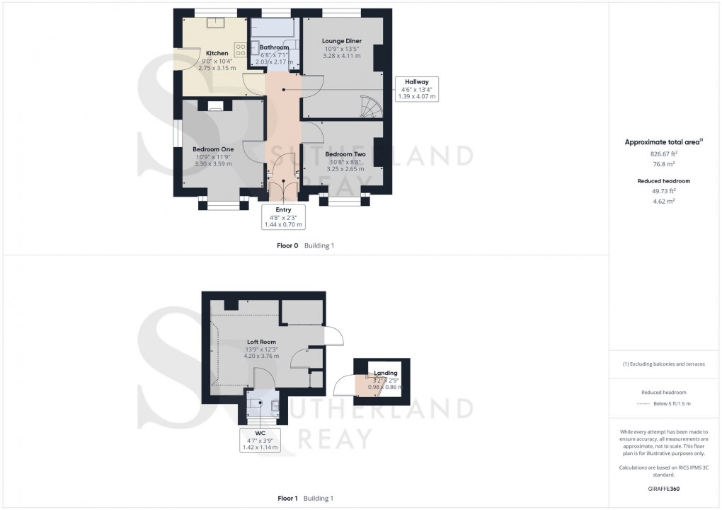 Floorplan for Quarry Road, Birch Vale, SK22