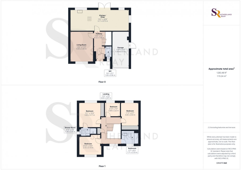Floorplan for Long Lane, Chapel-En-Le-Frith, SK23