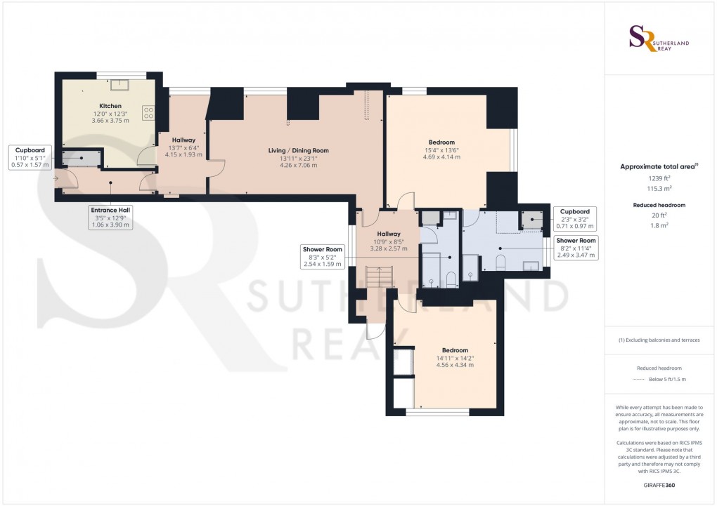 Floorplan for Temple Road, Temple Court Temple Road, SK17