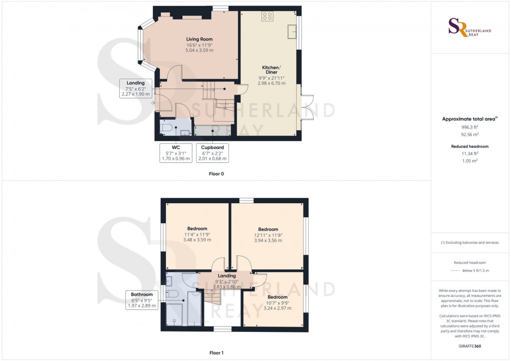 Floorplan for Meadow Lane, Dove Holes, SK17