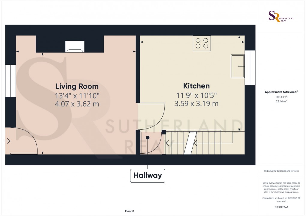 Floorplan for Yeardsley Lane, Furness Vale, SK23