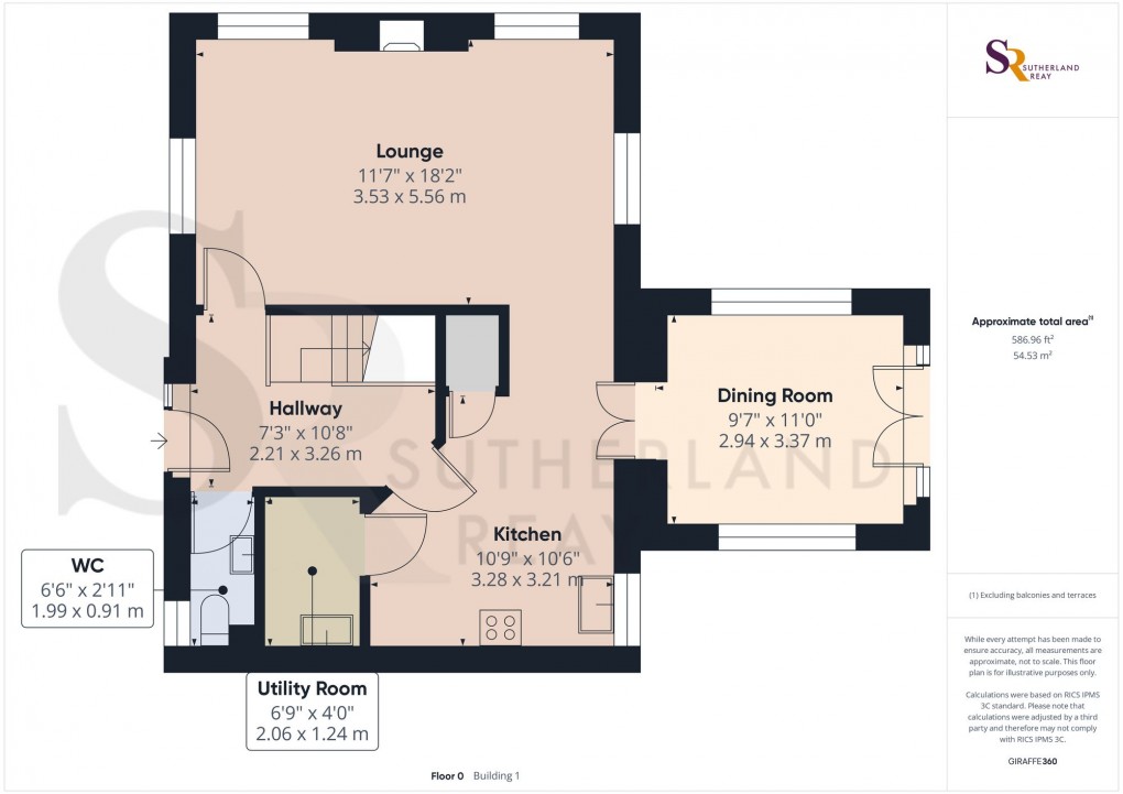 Floorplan for Sett Close, New Mills, SK22