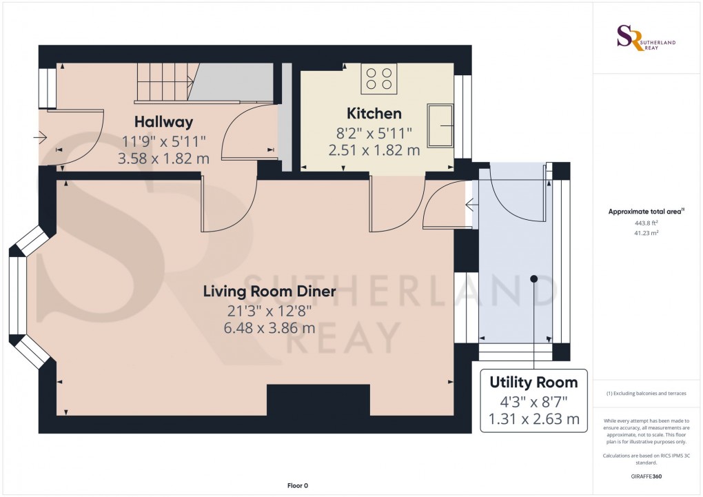 Floorplan for Orchard Avenue, Whaley Bridge, SK23