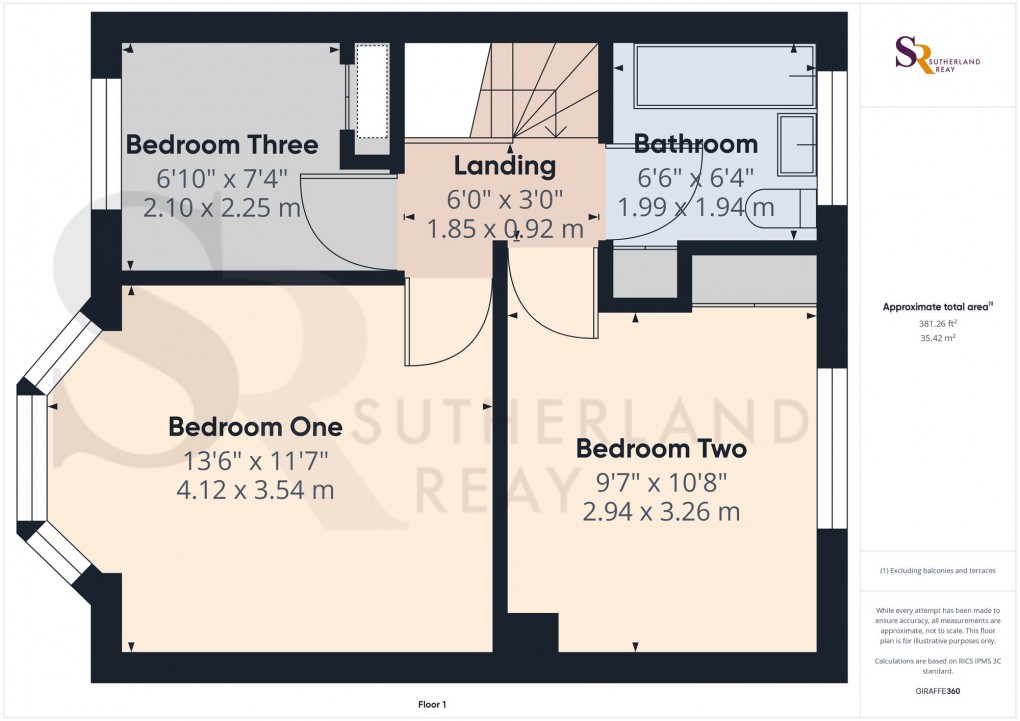 Floorplan for Orchard Avenue, Whaley Bridge, SK23