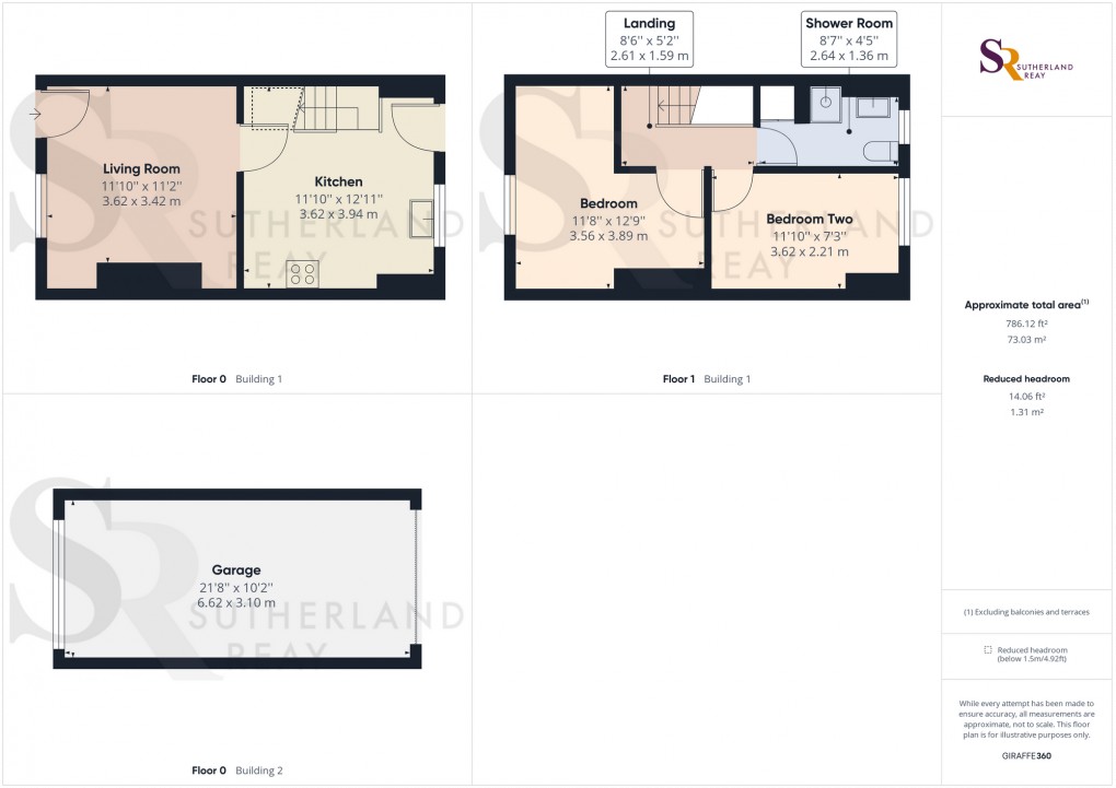 Floorplan for Onward Cottages, Buxton, SK17