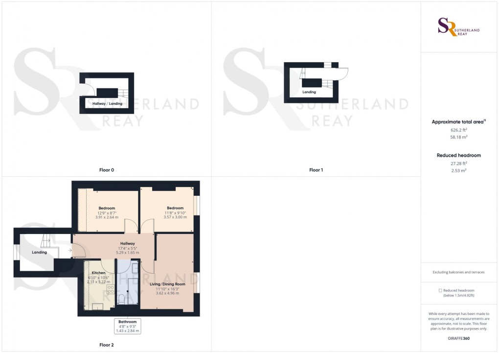 Floorplan for Fairfield Road, Buxton, SK17