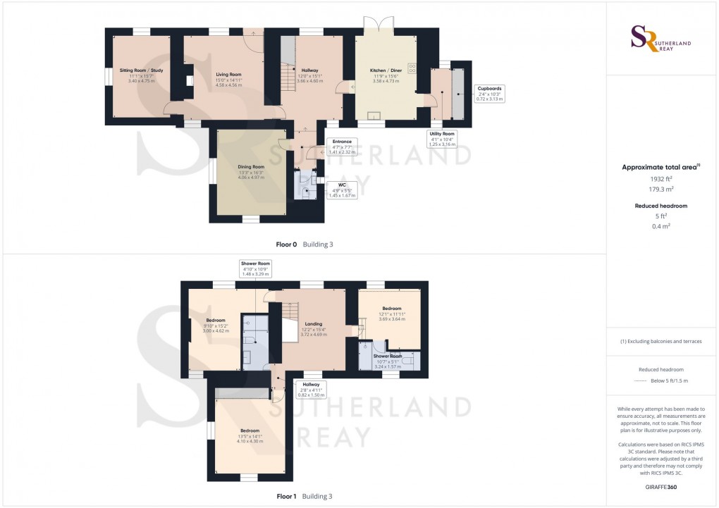 Floorplan for Chinley, High Peak, SK23