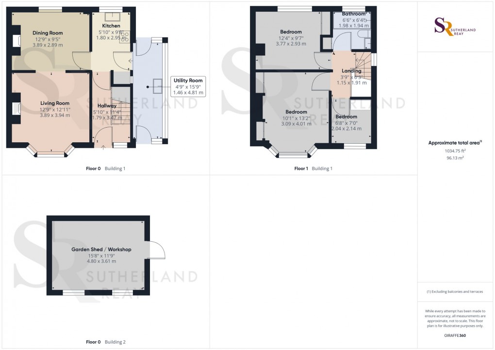 Floorplan for Orchard Avenue, Whaley Bridge, SK23