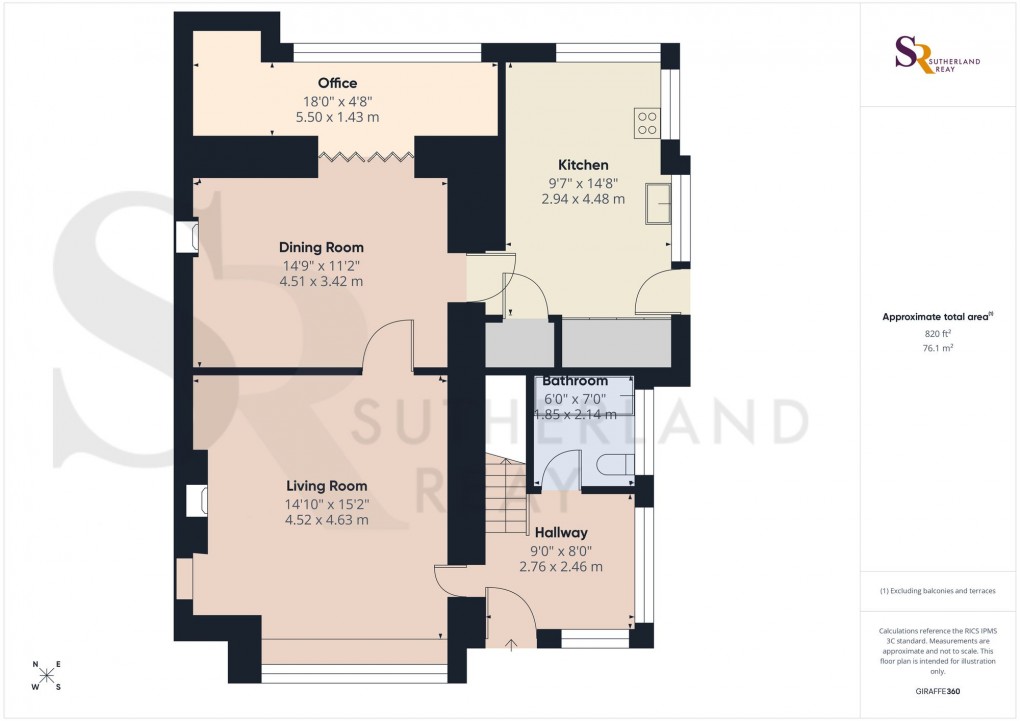 Floorplan for Brookbottom, New Mills, SK22