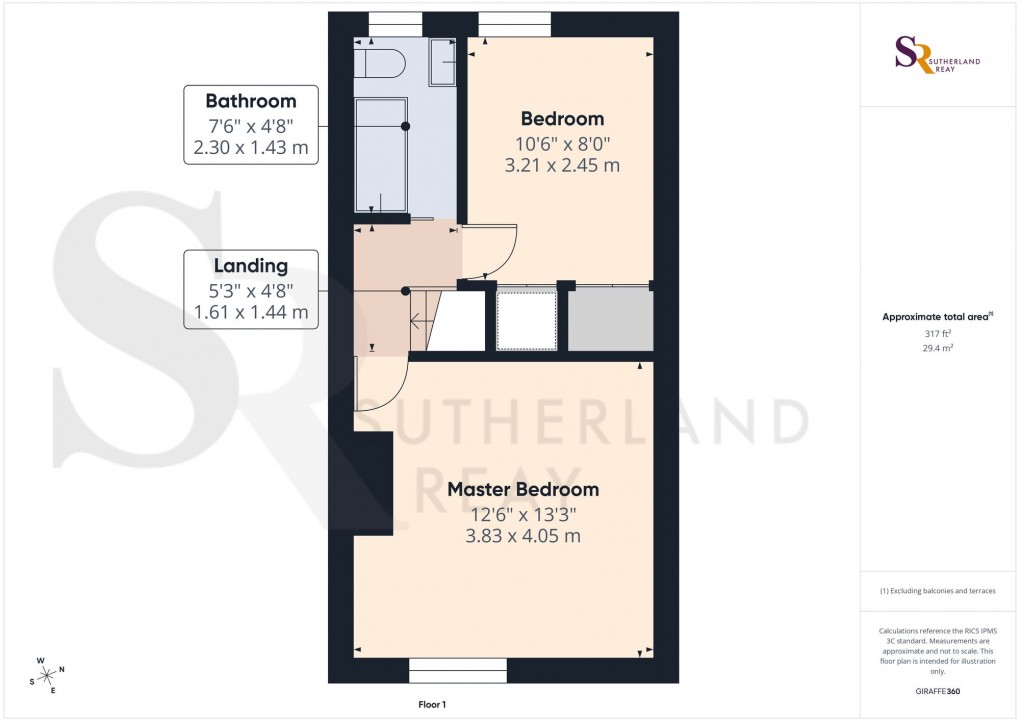 Floorplan for Mellor Road, New Mills, SK22