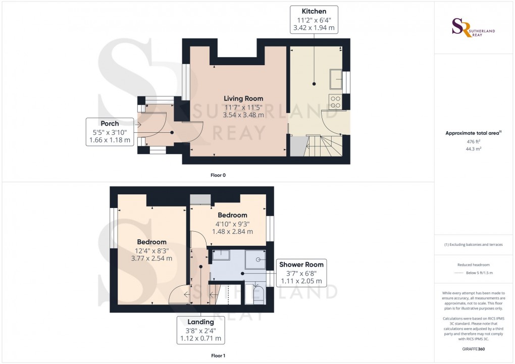Floorplan for Hollins Street, Buxton, SK17