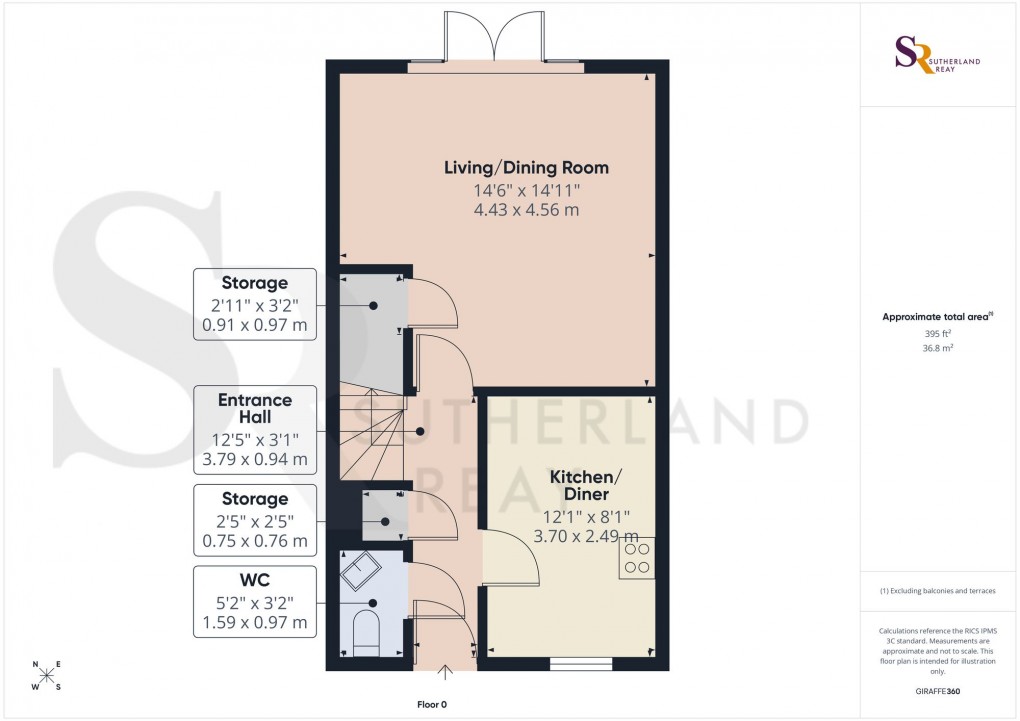 Floorplan for Marsh Way, Chapel-En-Le-Frith, SK23