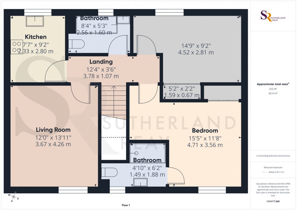 Floorplan for Miry Meadow, Chapel-En-Le-Frith, SK23