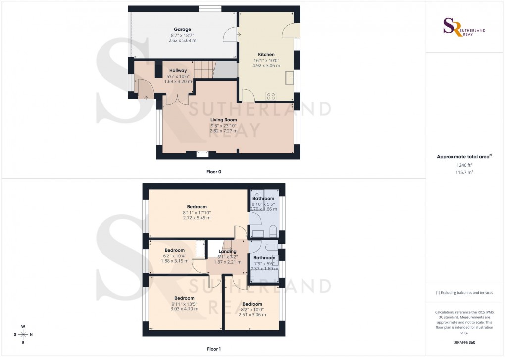 Floorplan for Linglongs Avenue, Whaley Bridge, SK23