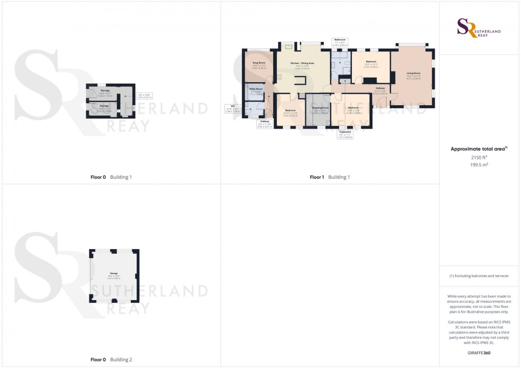 Floorplan for Whitehough, Chinley, SK23