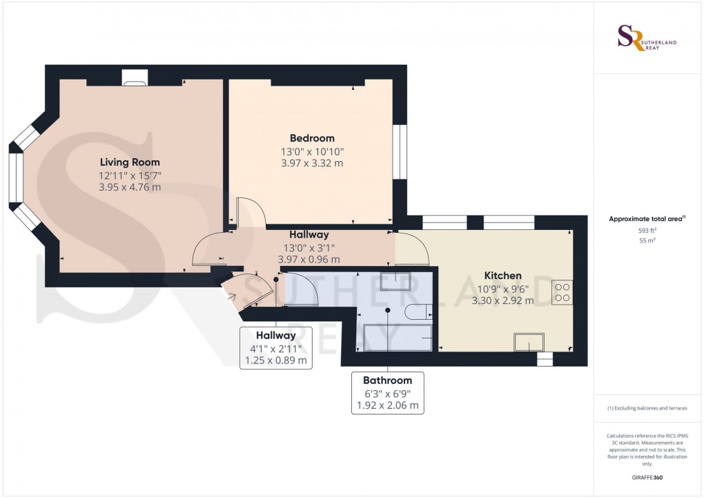 Floorplan for Bath Road, Buxton, SK17