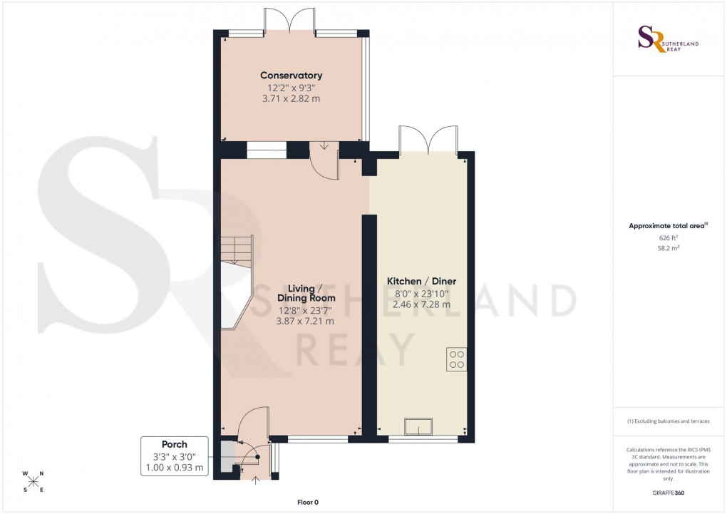 Floorplan for Hawthorn Road, Chapel-En-Le-Frith, SK23