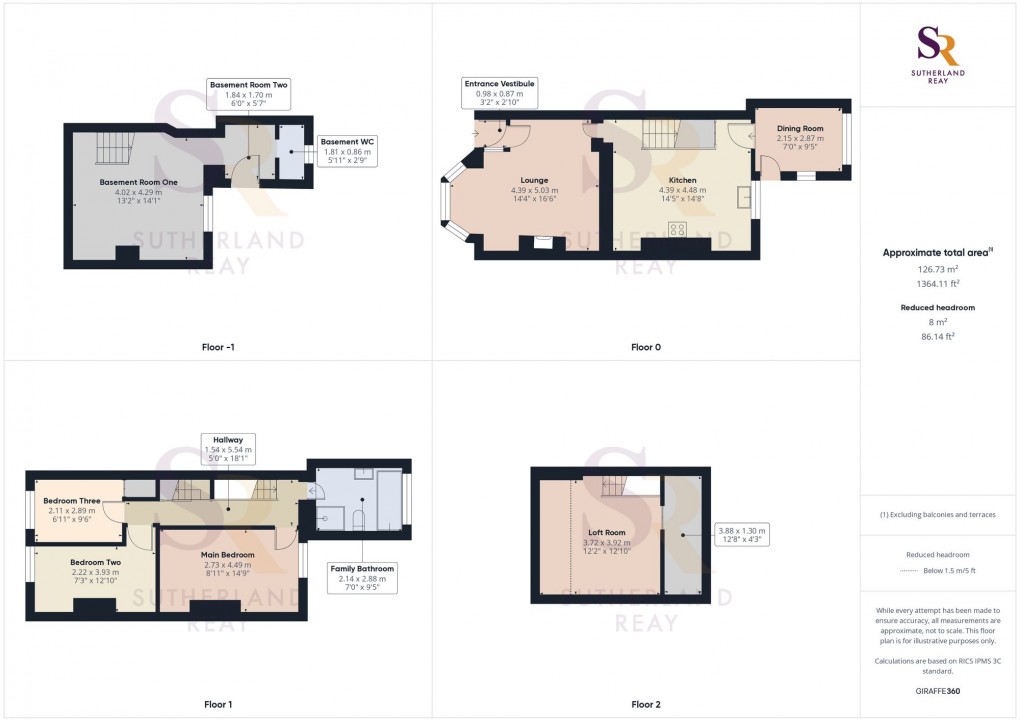Floorplan for Buxton Road, Furness Vale, SK23