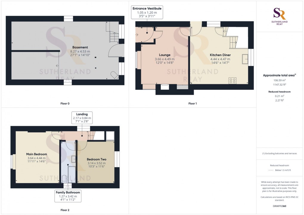 Floorplan for Bridge Street, New Mills, SK22