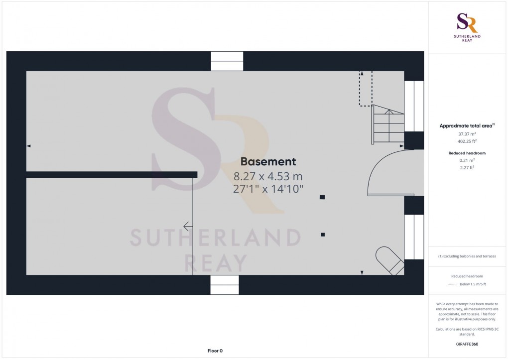 Floorplan for Bridge Street, New Mills, SK22
