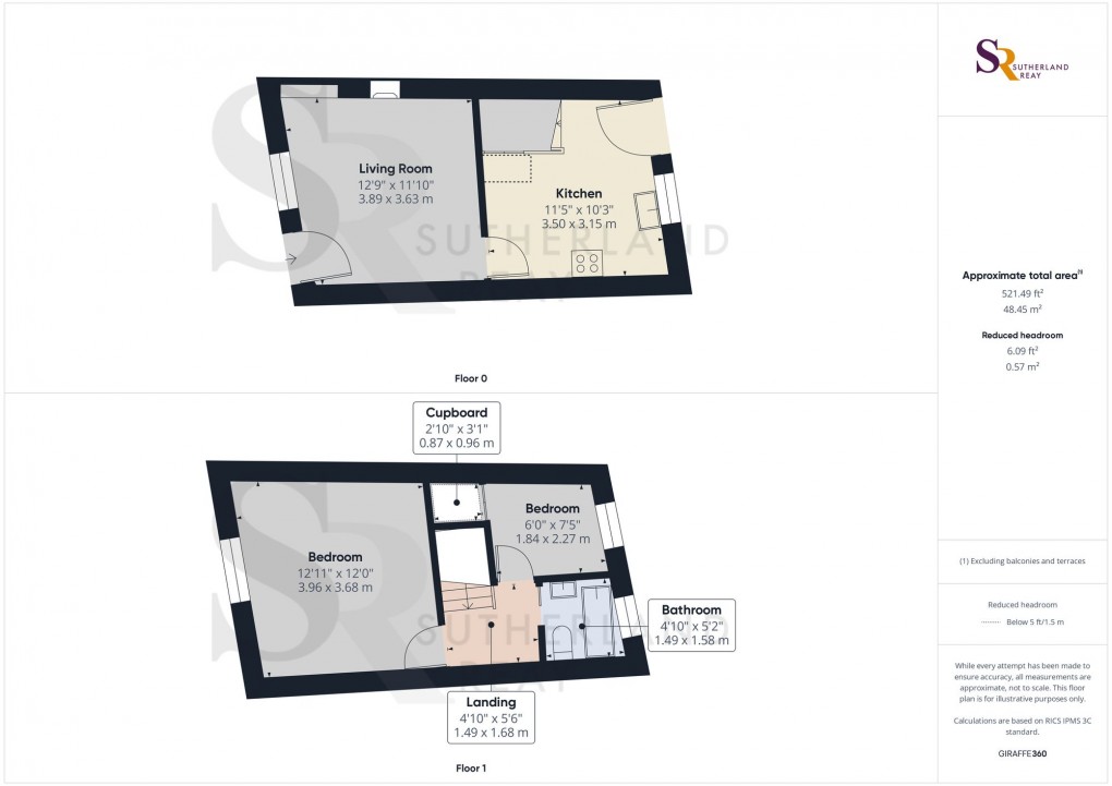 Floorplan for Market Street, Chapel-En-Le-Frith, SK23