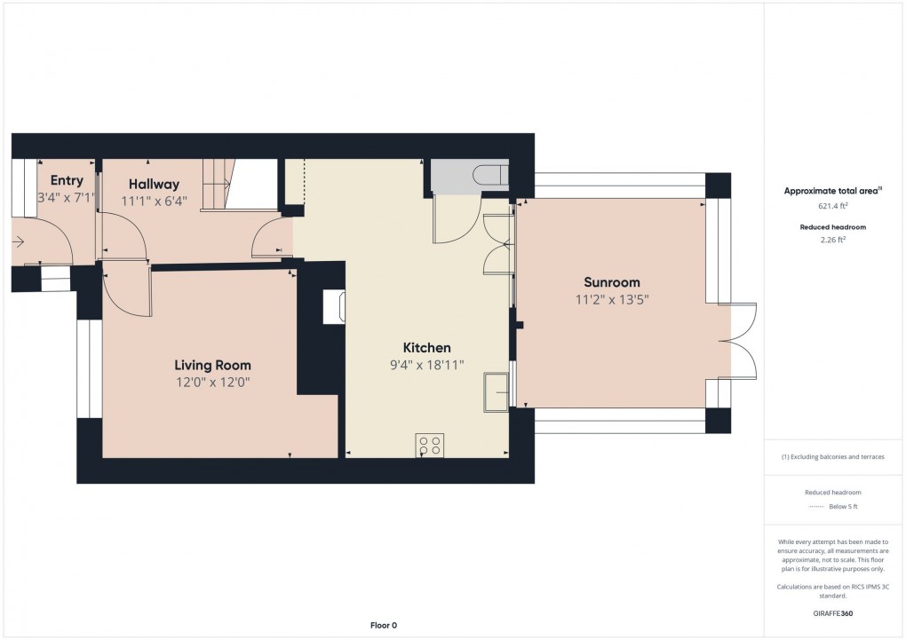 Floorplan for Buxton Road, Furness Vale, SK23