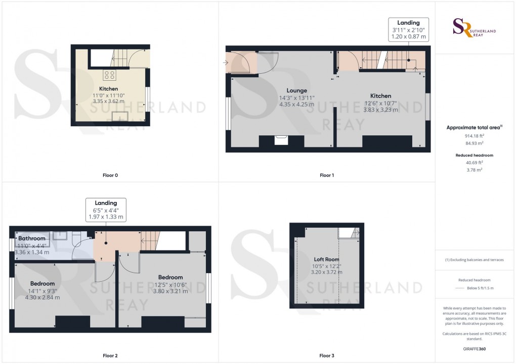 Floorplan for Bridgemont, Whaley Bridge, SK23