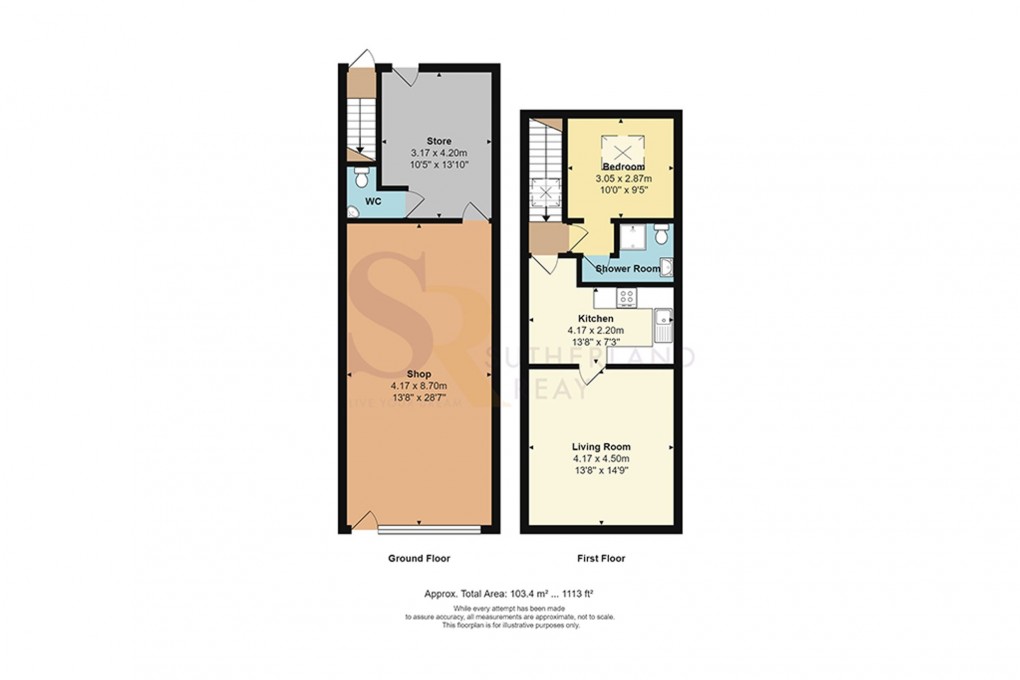 Floorplan for Market Street, New Mills, SK22