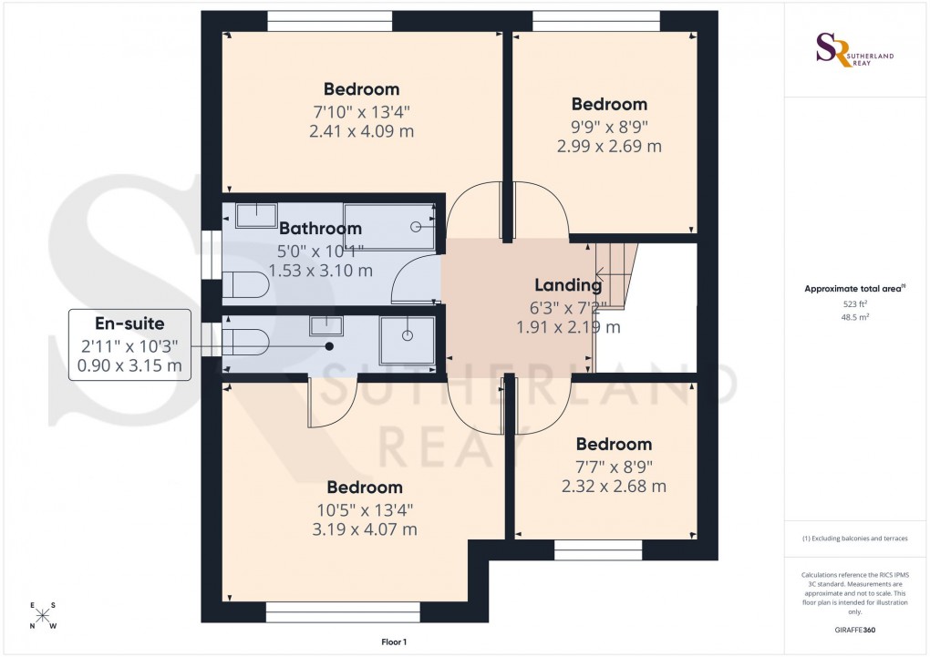 Floorplan for Danesway, Chapel-En-Le-Frith, SK23