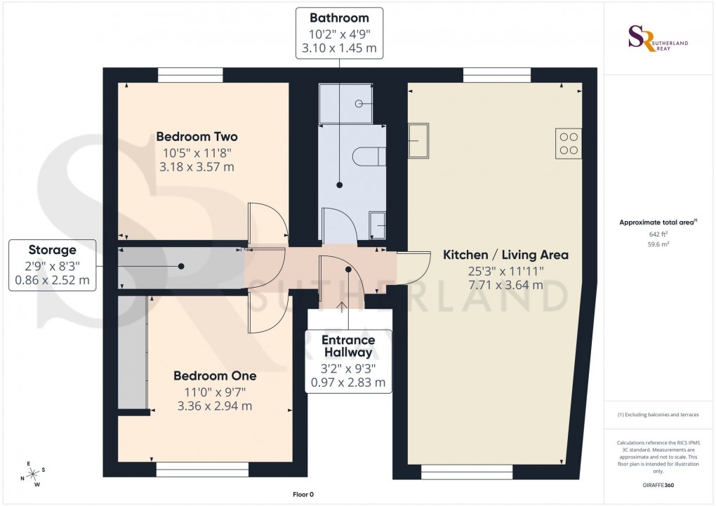 Floorplan for New Smithy, Chinley, SK23