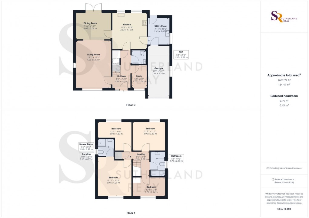 Floorplan for The Coppice, Whaley Bridge, SK23