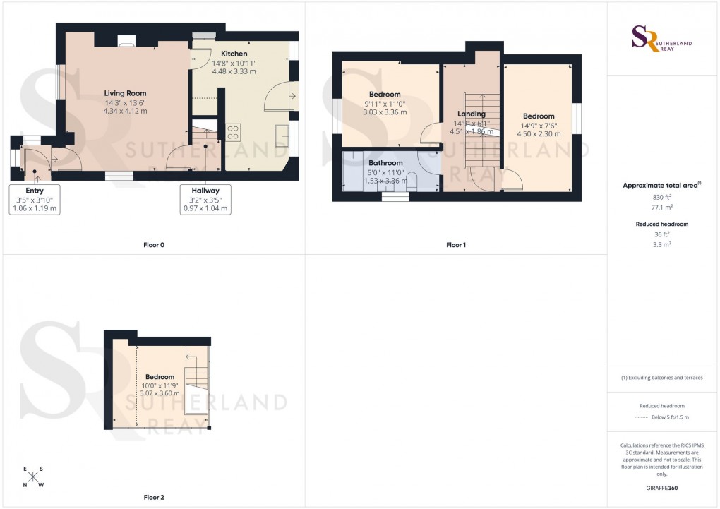 Floorplan for Ellers Bank, Hayfield, SK22