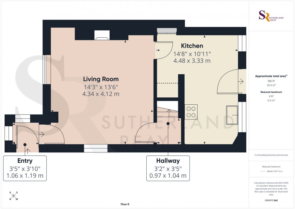 Floorplan for Ellers Bank, Hayfield, SK22