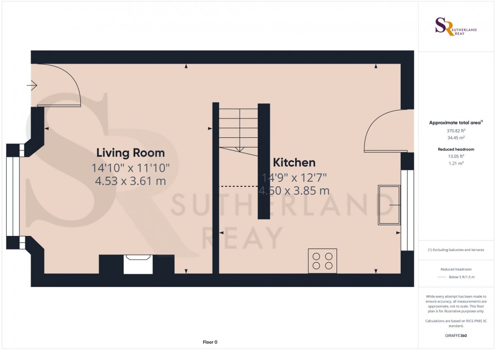 Floorplan for Laneside Road, New Mills, SK22