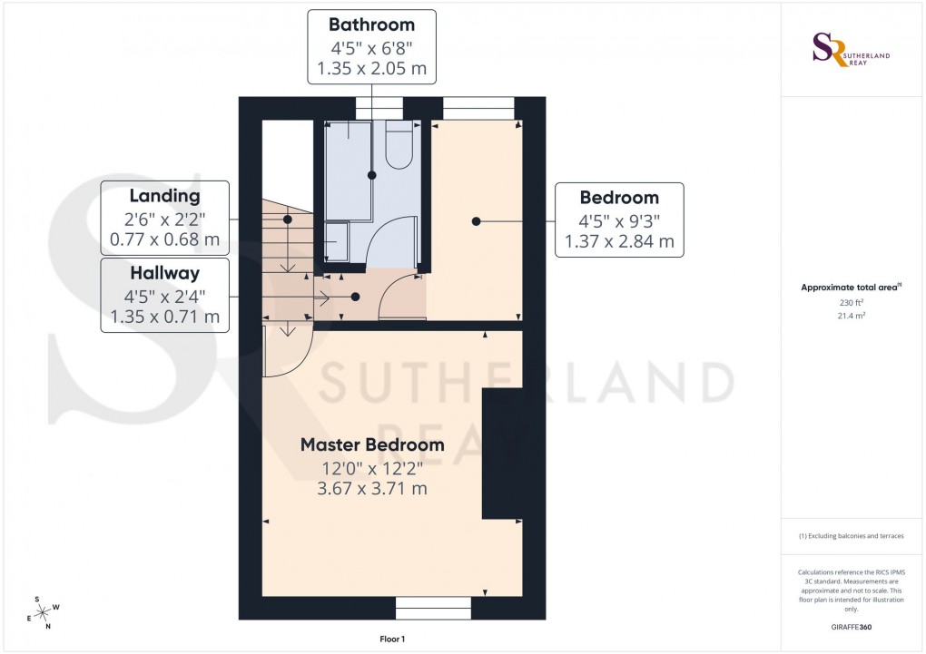 Floorplan for Hibbert Street, New Mills, SK22