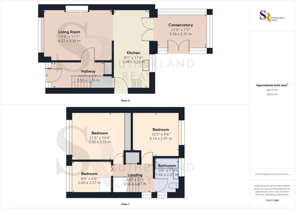 Floorplan for Park View Rise, New Mills, SK22