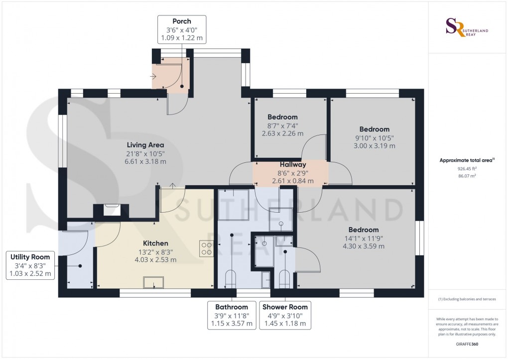 Floorplan for Combs, High Peak, SK23