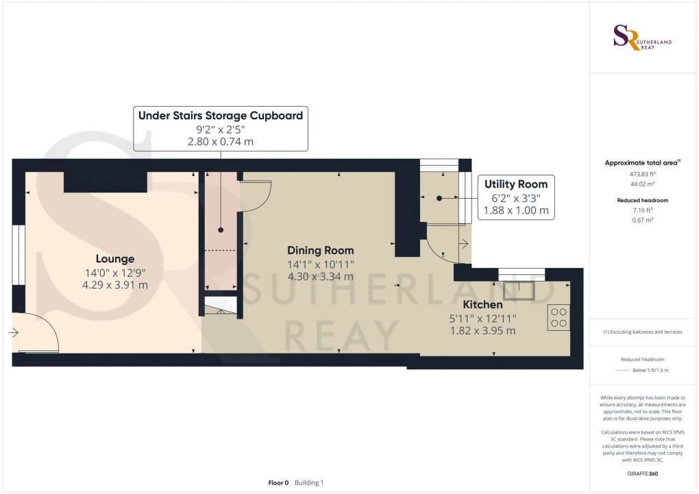 Floorplan for Hague Bar, New Mills, SK22