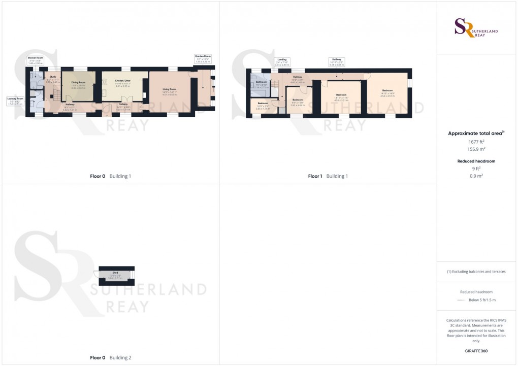 Floorplan for New Smithy, Chinley, SK23