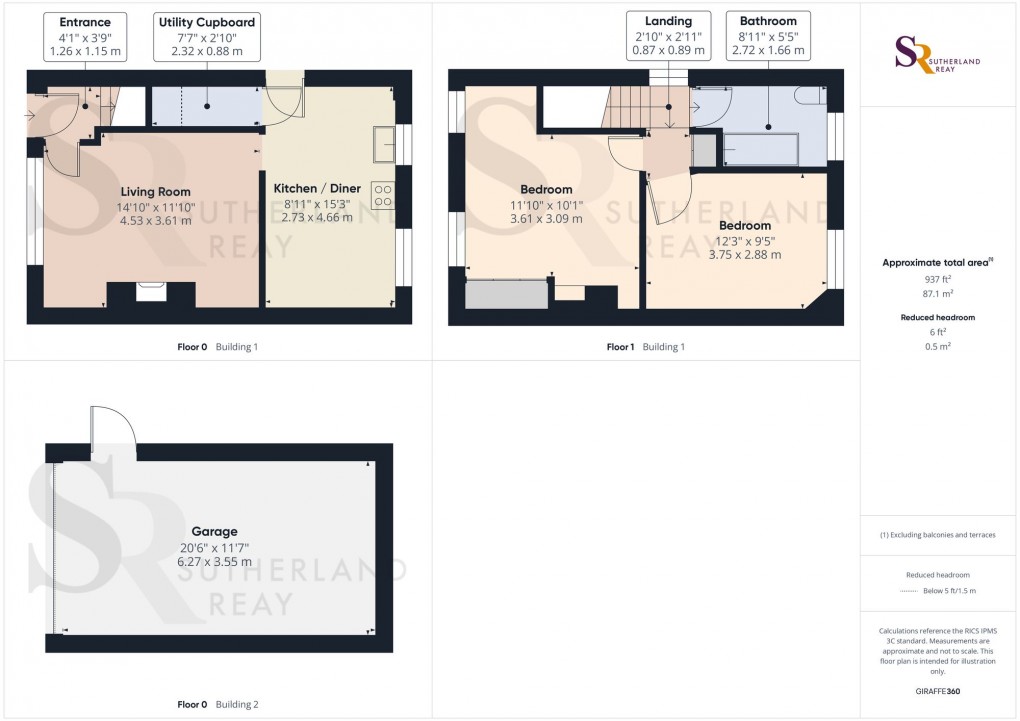 Floorplan for Vaughan Road, Whaley Bridge, SK23