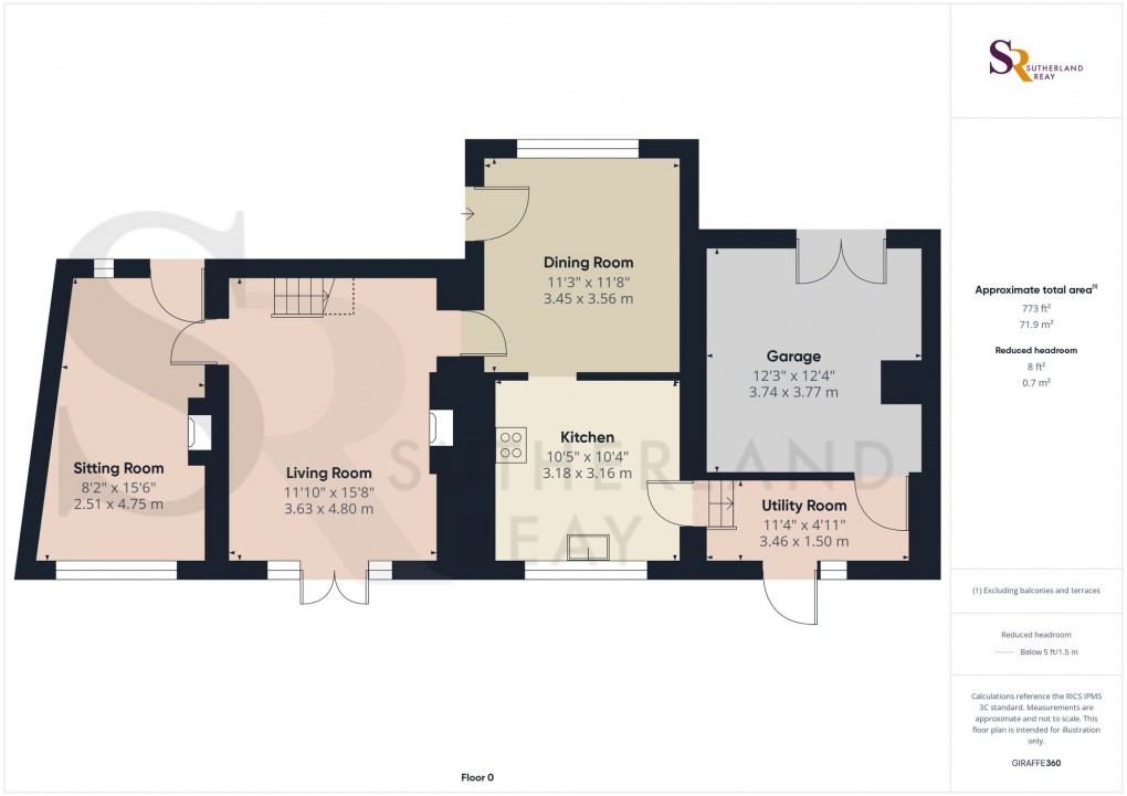 Floorplan for Dolly Lane, Buxworth, SK23