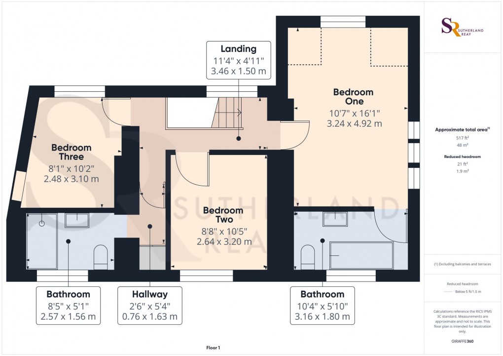Floorplan for Dolly Lane, Buxworth, SK23
